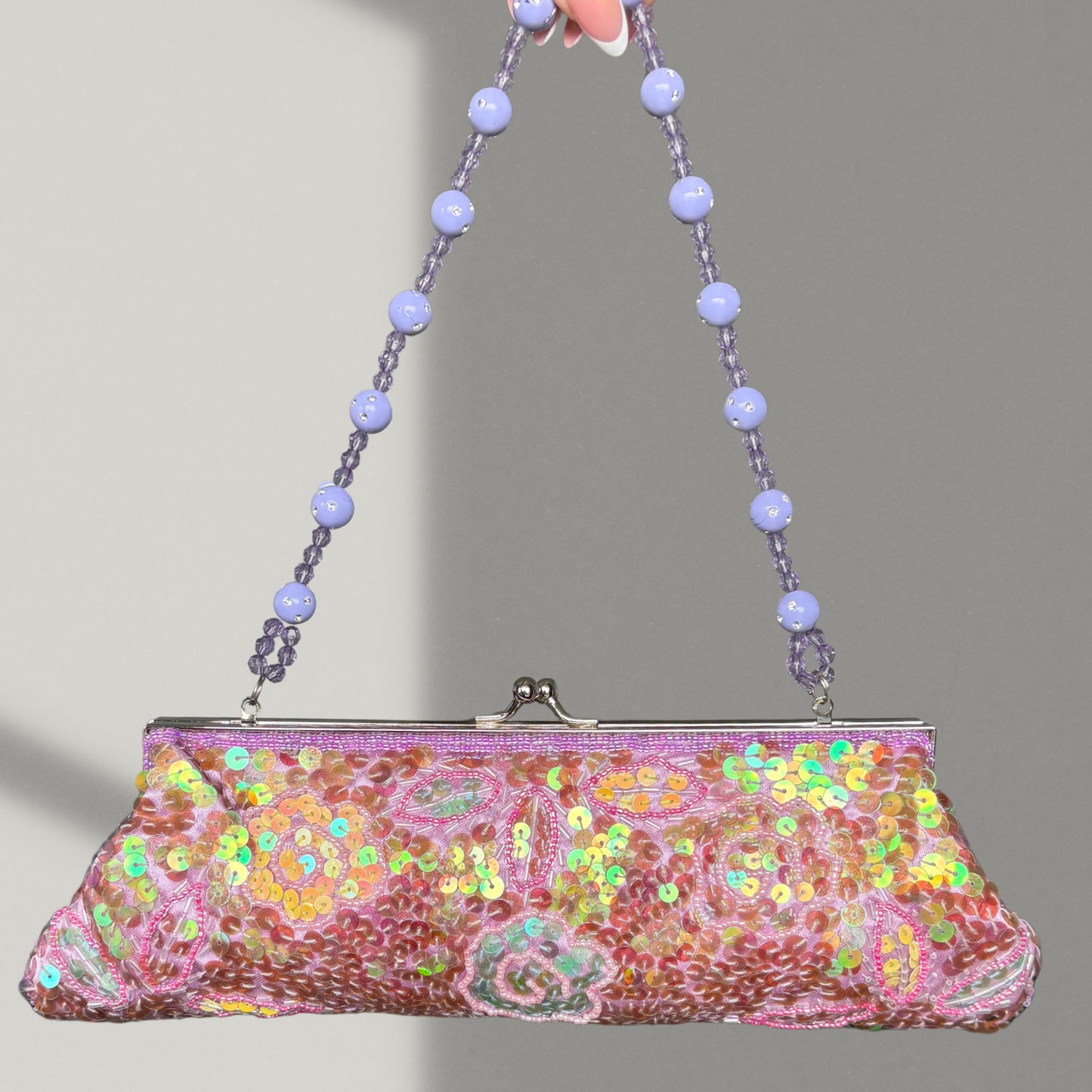 Lavender Disco Clutch