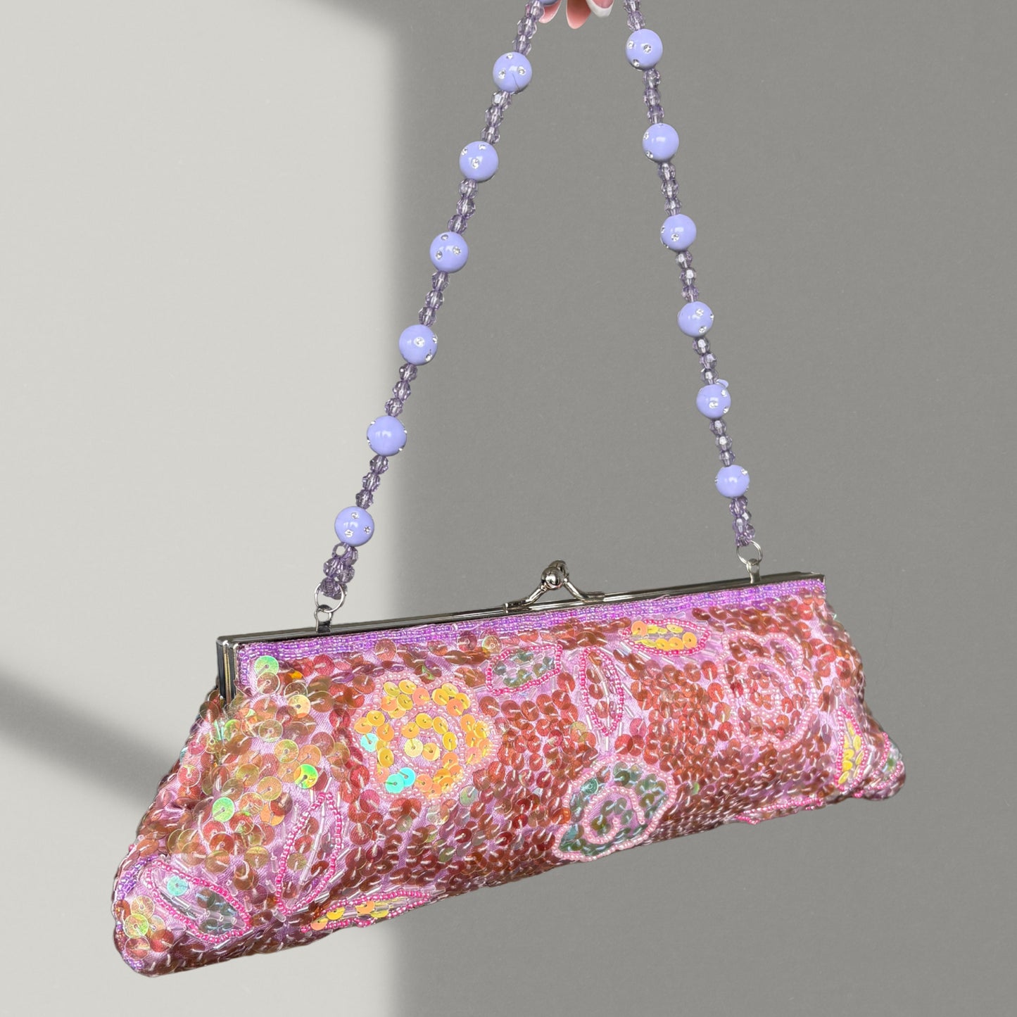 Lavender Disco Clutch