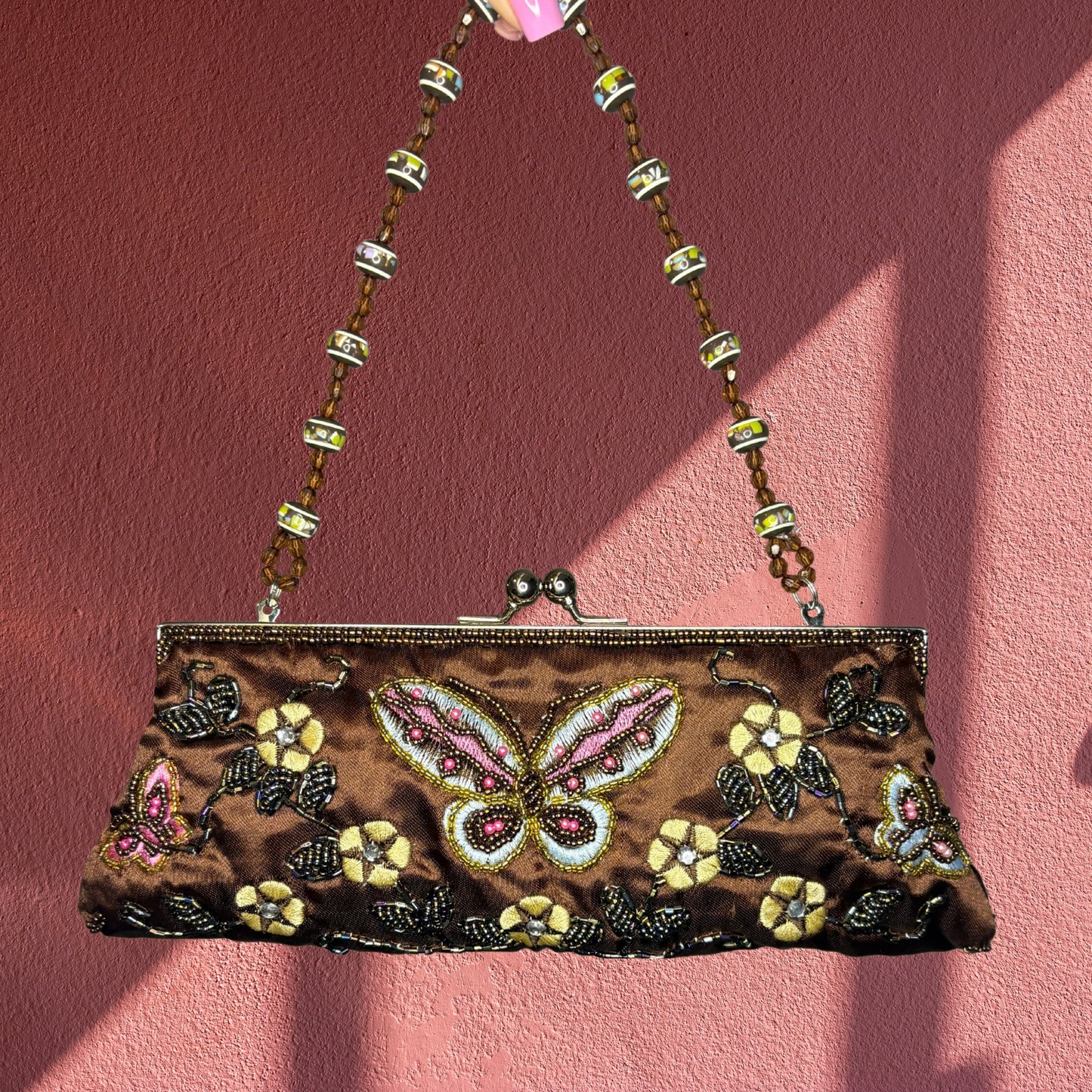 Nocturna Papillon Clutch