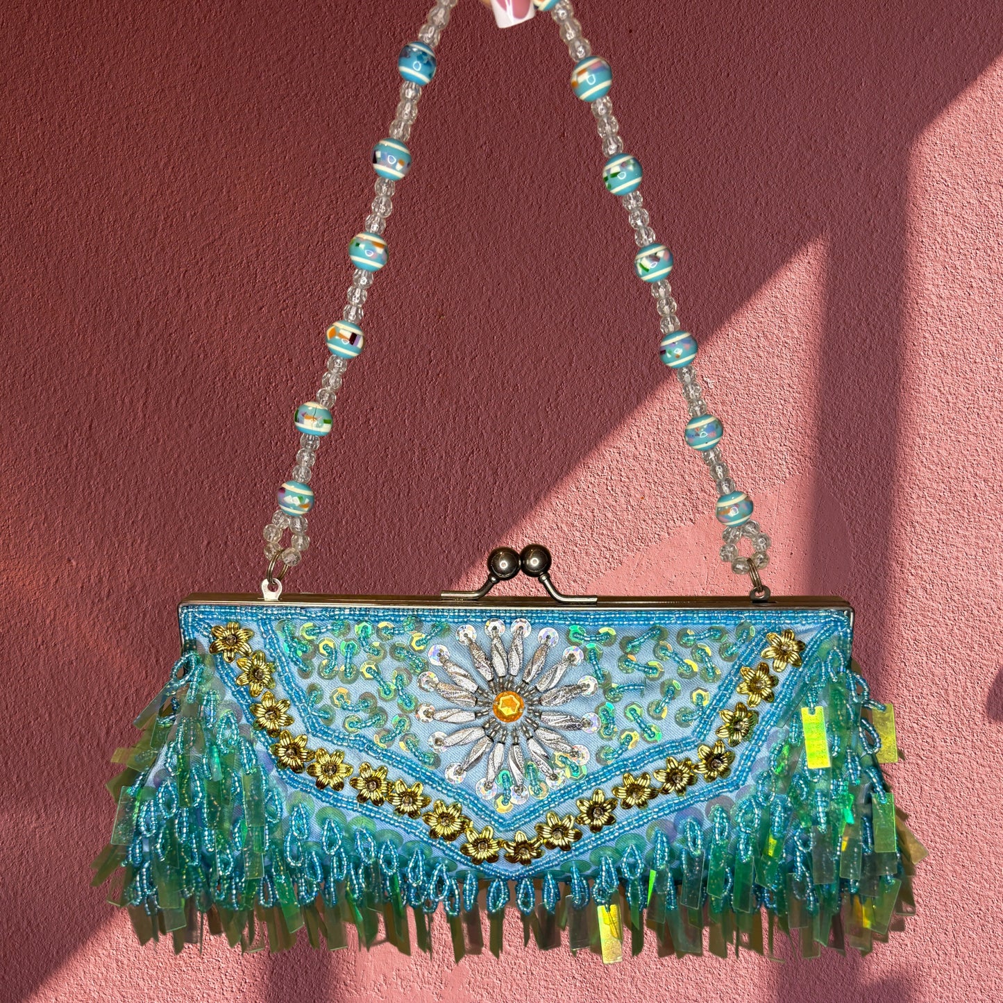 Aruba Blue Clutch