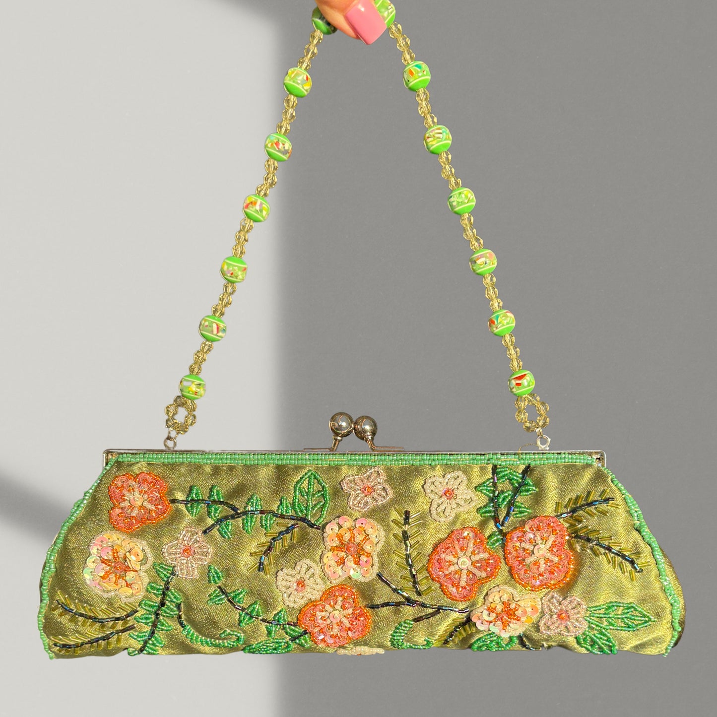 Jade Blossom Clutch