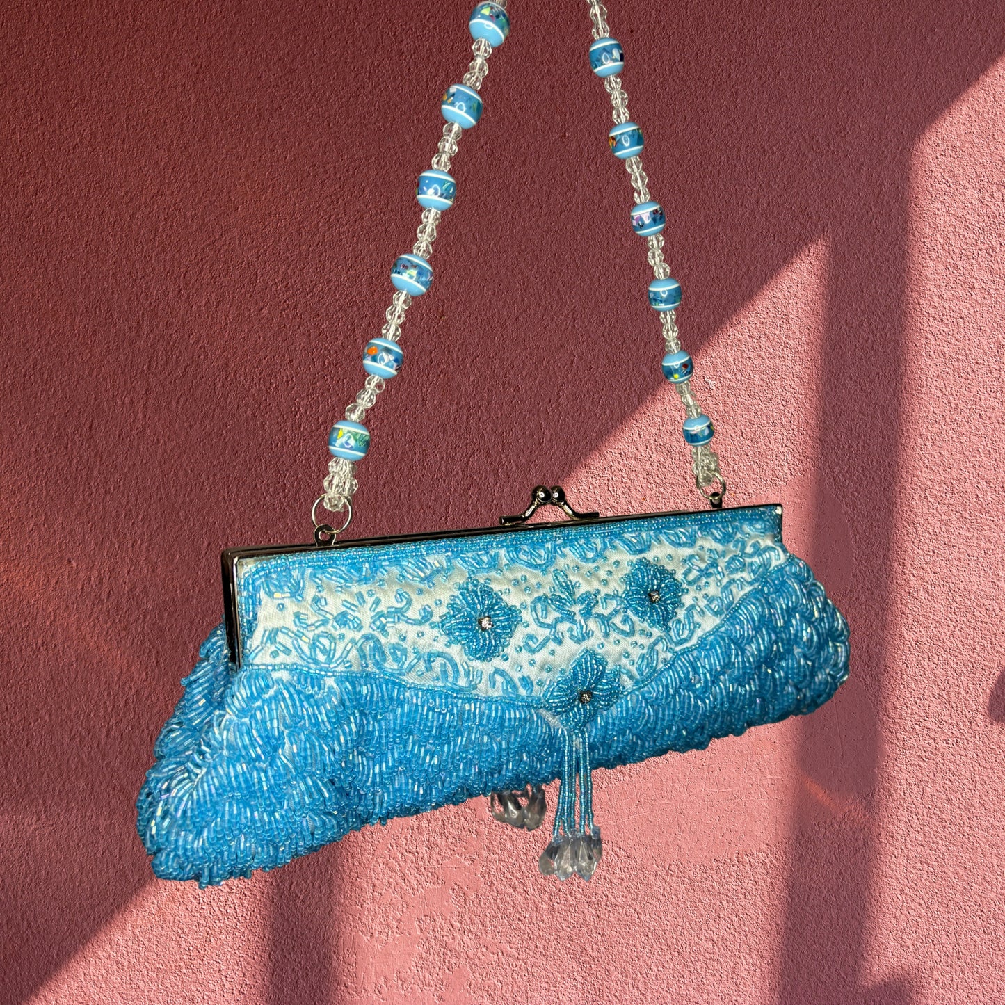 Azure Mirage Clutch