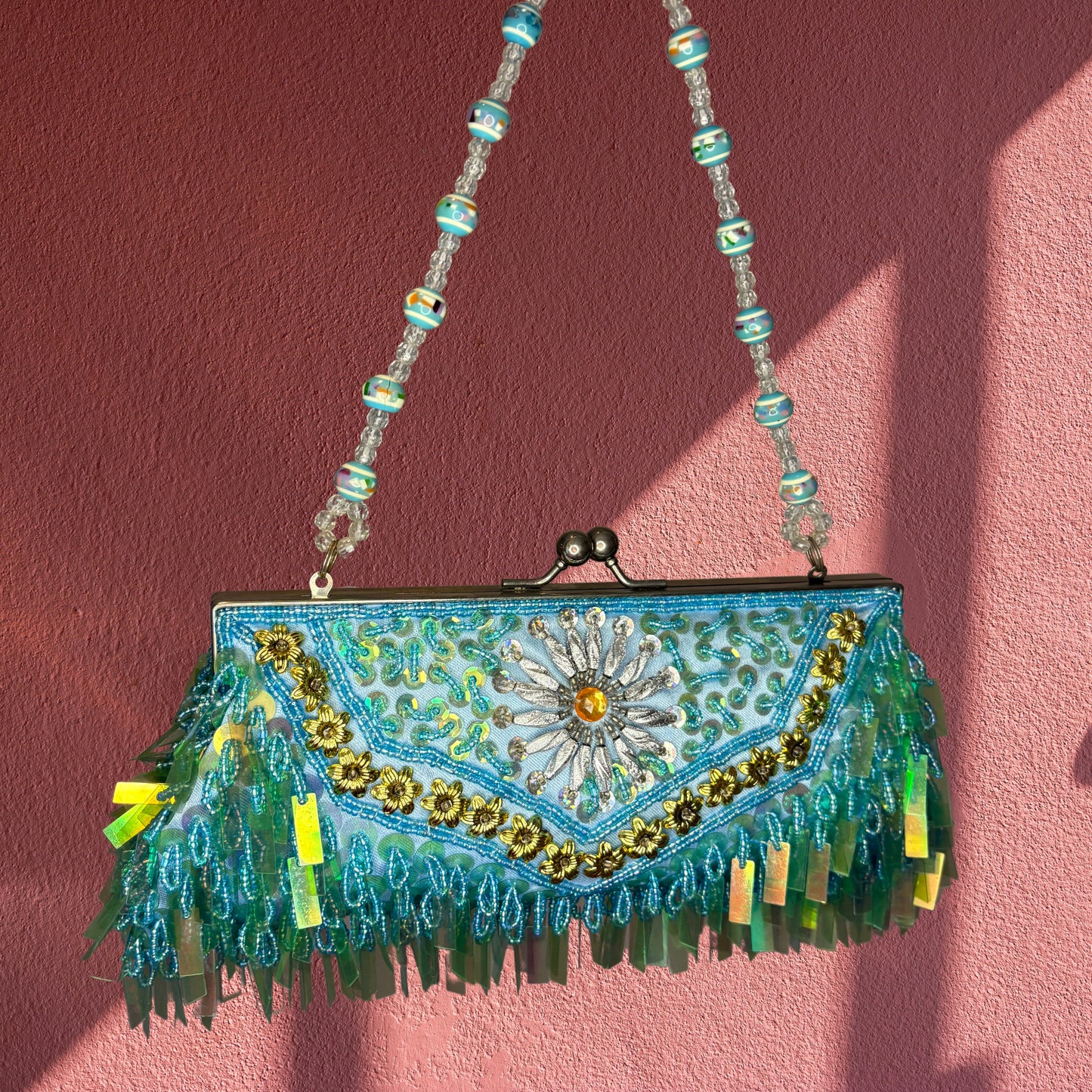 Aruba Blue Clutch