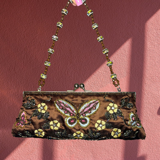 Nocturna Papillon Clutch
