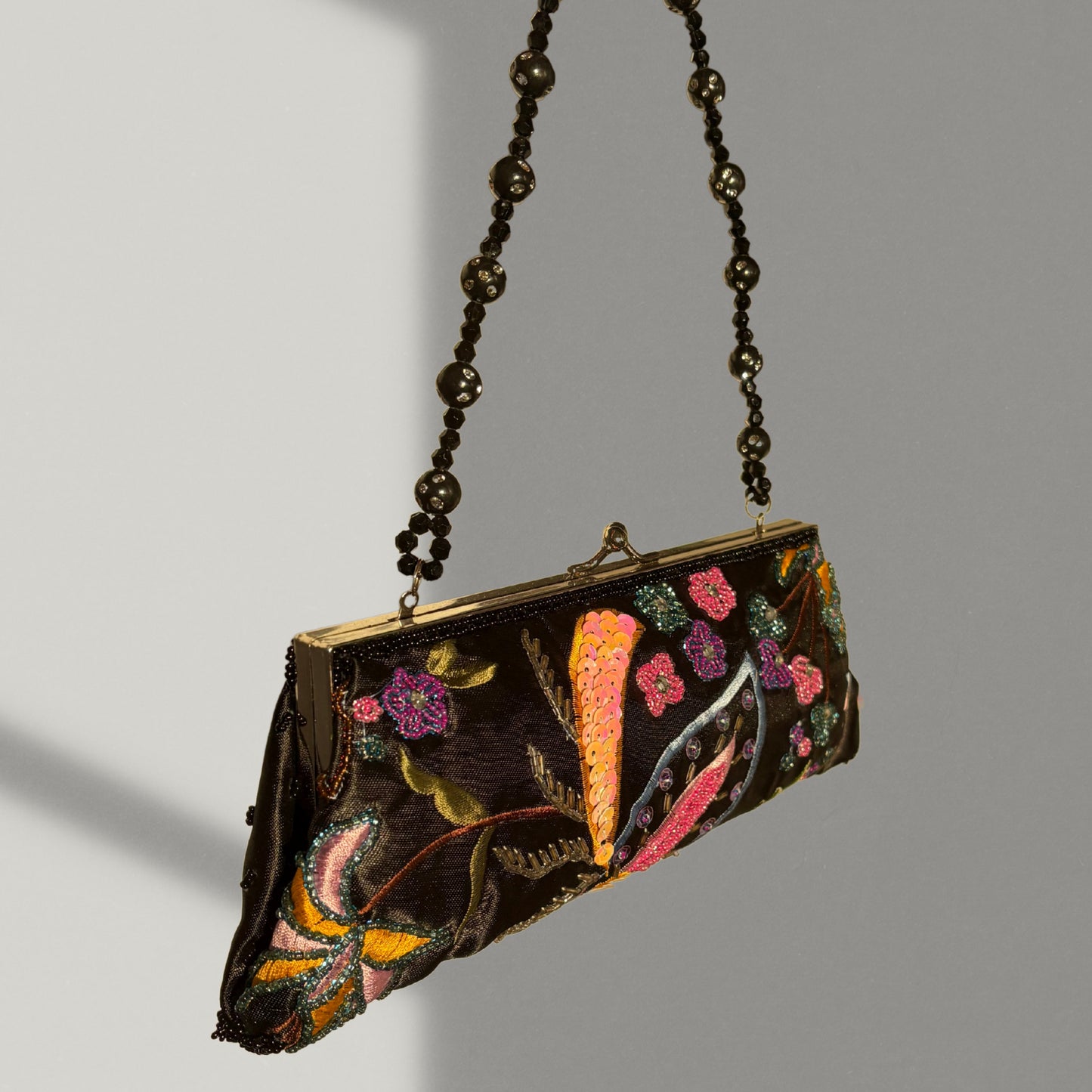 Midnight Botanica Clutch