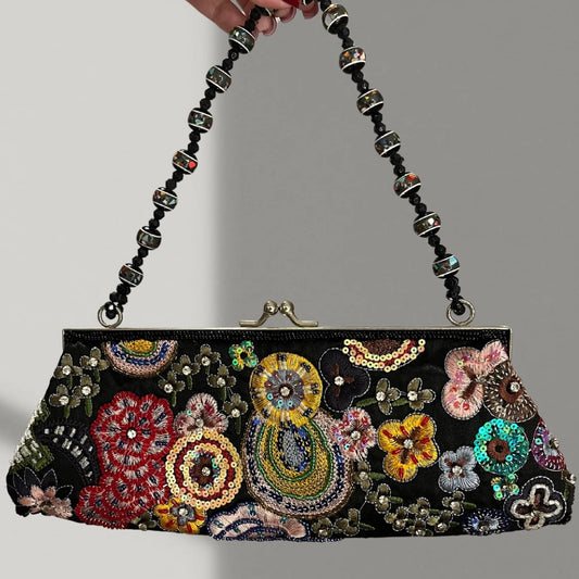 Vintage Flora Clutch