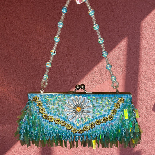 Aruba Blue Clutch